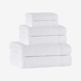 Signature Turkish Towels - White - Set of 6