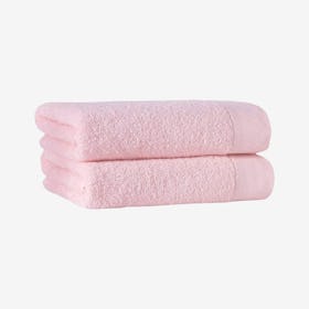 Signature Turkish Bath Sheets - Pink - Set of 2