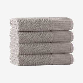 Timaru Turkish Bath Towels - Sand - Set of 4