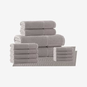 Timaru Turkish Towels - Sand - Set of 16