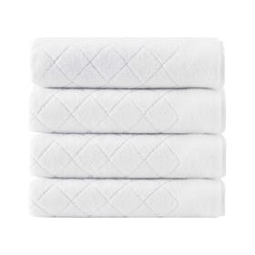 Gracious Turkish Bath Towels - White - Set of 4
