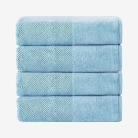 Incanto Turkish Bath Towels - Olive - Set of 4