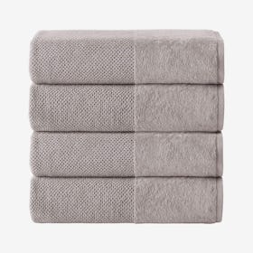 Incanto Turkish Bath Towels - Aqua - Set of 4