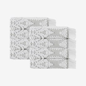 Laina Turkish Hand Towels - Beige - Set of 8