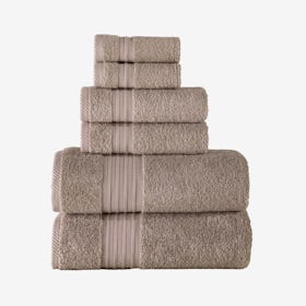 Luna Turkish Towels - Beige - Set of 6