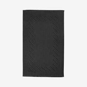 Gracious Turkish Bath Mats - Anthracite - Set of 2