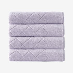 Gracious Turkish Bath Towels - Lilac - Set of 4