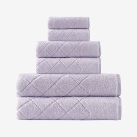 Gracious Turkish Towels - Lilac - Set of 6
