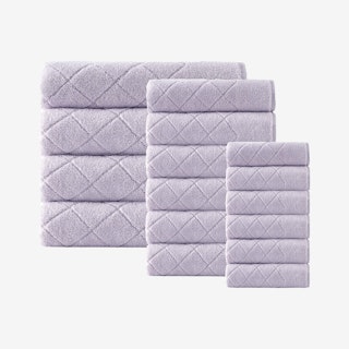 Gracious Turkish Towels - Lilac - Set of 16