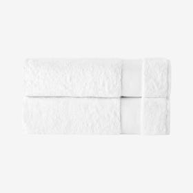 Kansas Turkish Bath Sheets - White - Set of 2