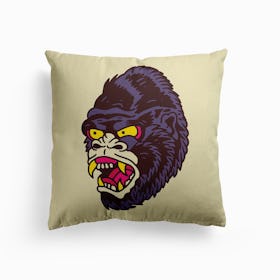 Gorilla Canvas Cushion