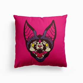 Bat Canvas Cushion