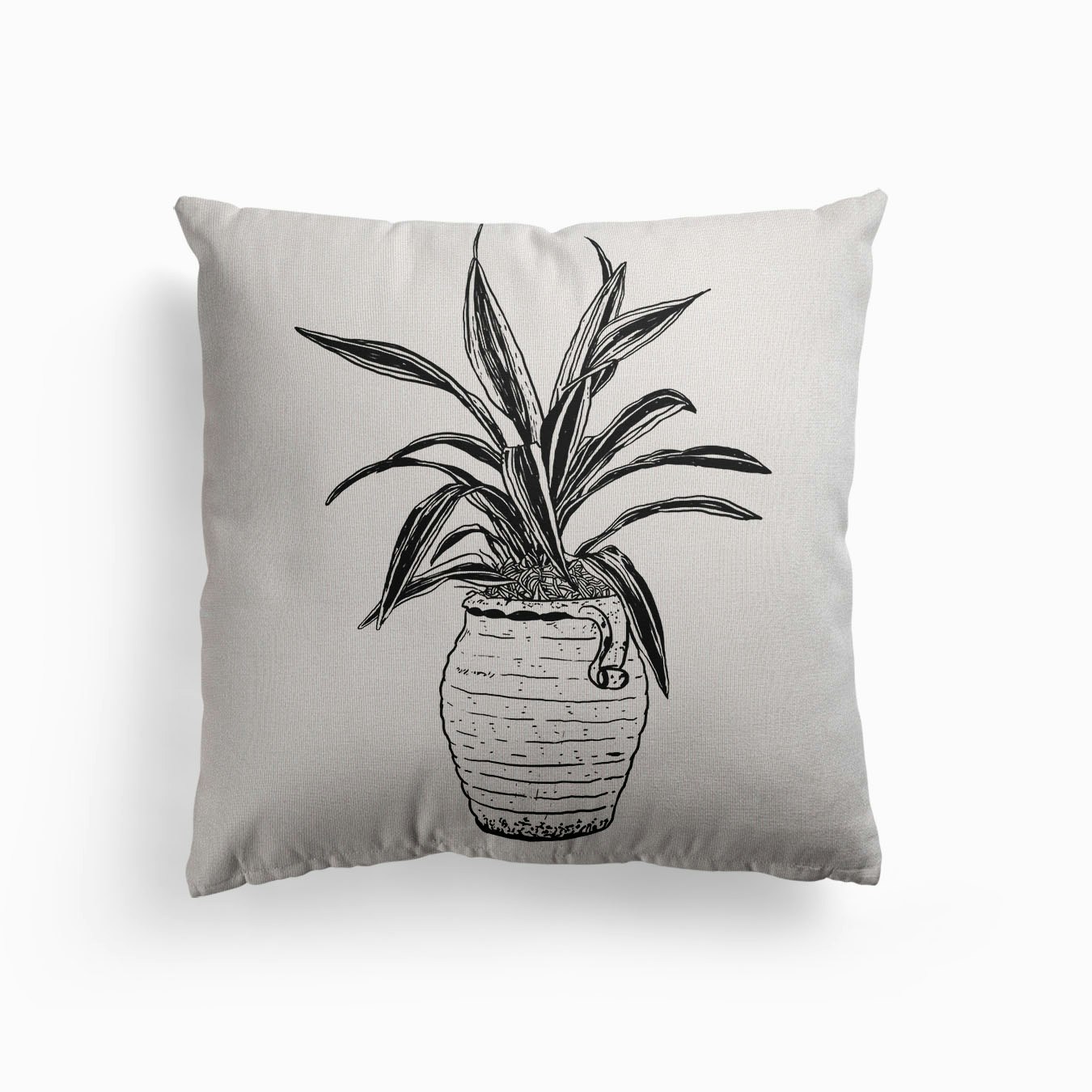 Dracaena Canvas Cushion by Nick Cocozza