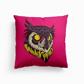 Owl Canvas Cushion