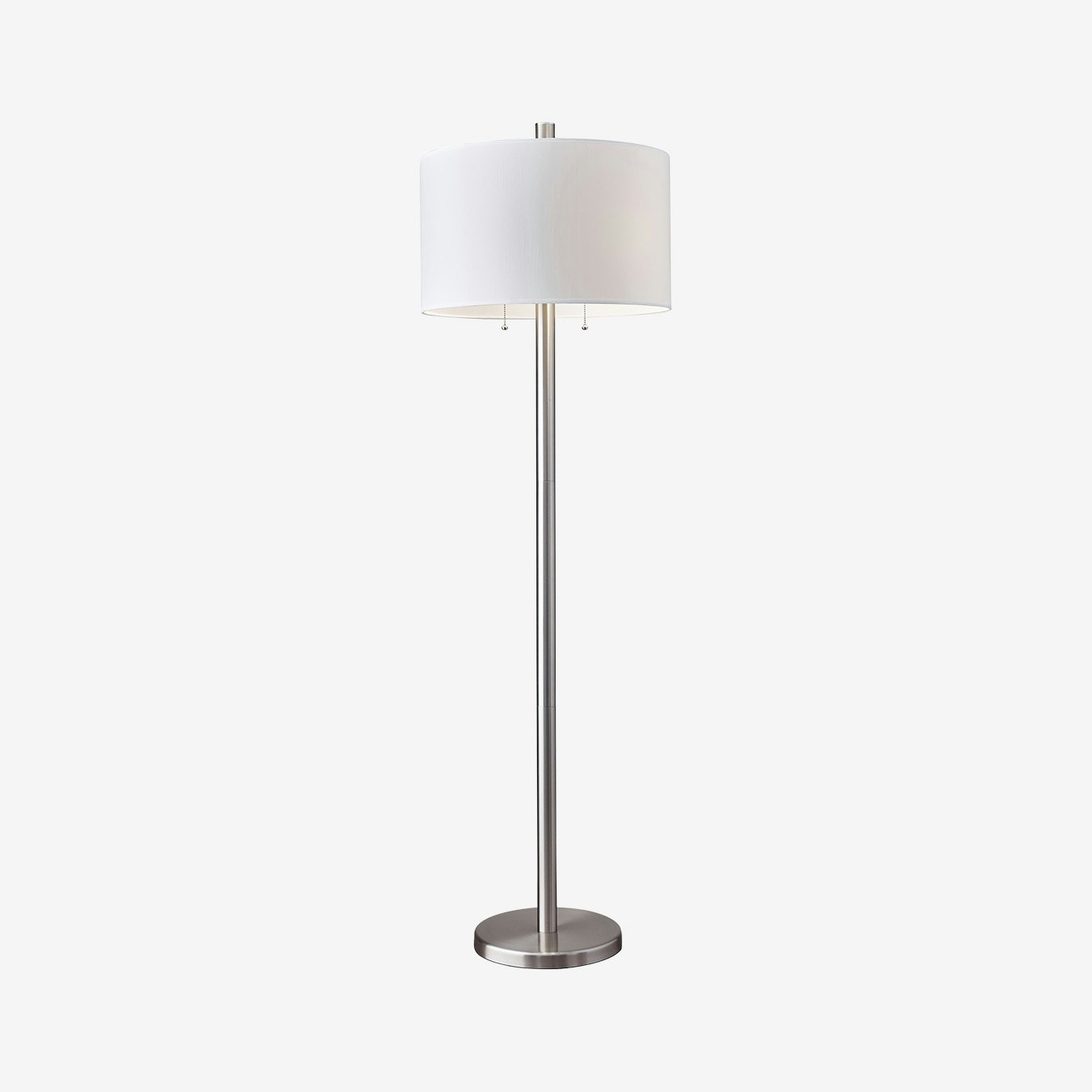 Boulevard Floor Lamp Brushed Steel By Adesso Fy