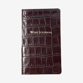 Pocket Wine Journal - Brown - Leather