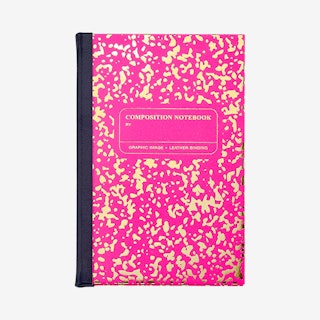Marble Notebook - Pink