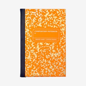 Marble Notebook - Orange