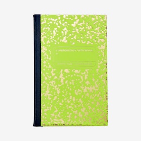 Marble Notebook - Lime