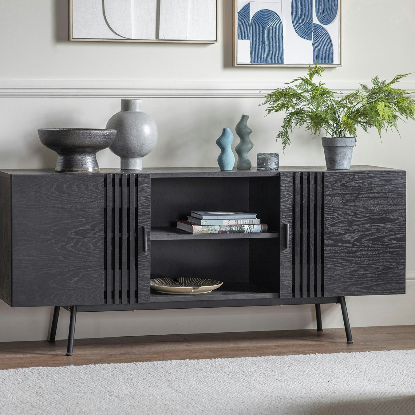 Contemporary Sideboard - Black by E.S. Designs