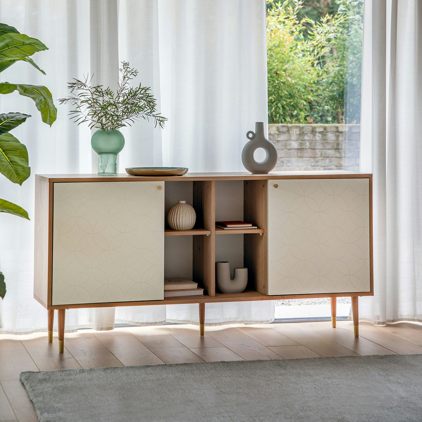 Sideboard - Oak / White by E.S. Designs