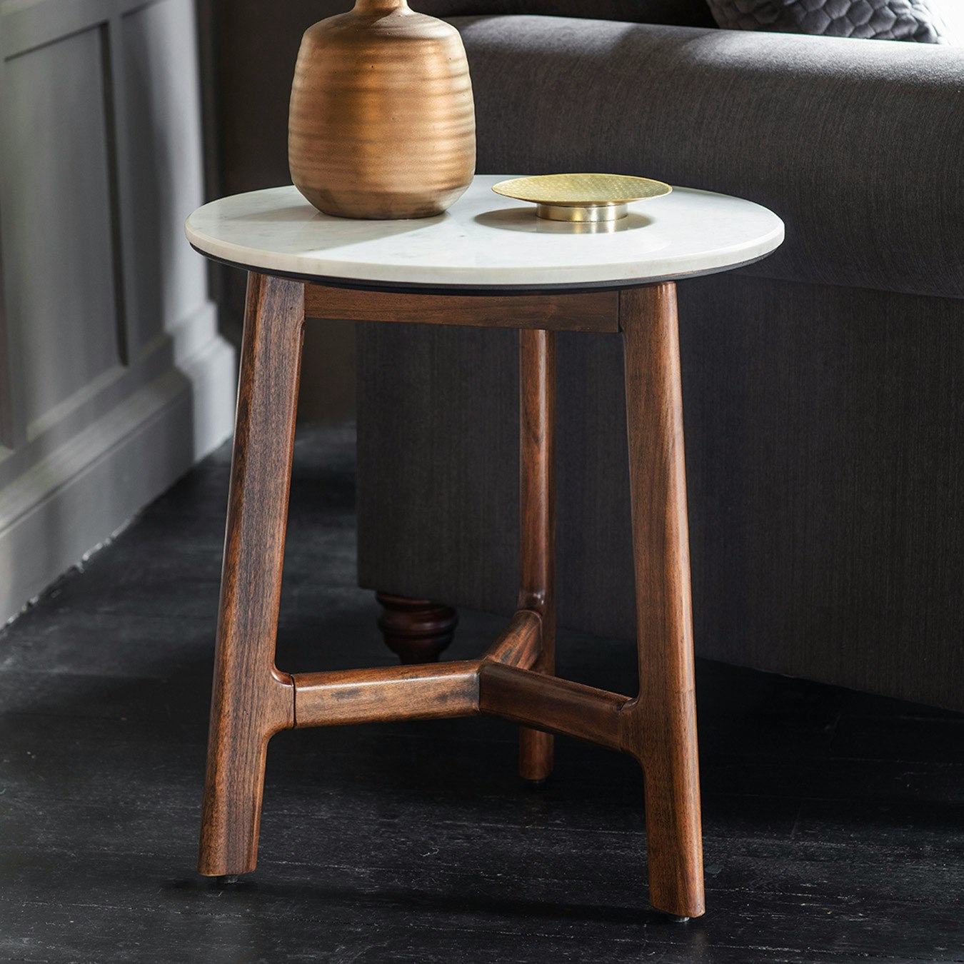 Side Table - Dark Oak by E.S. Designs