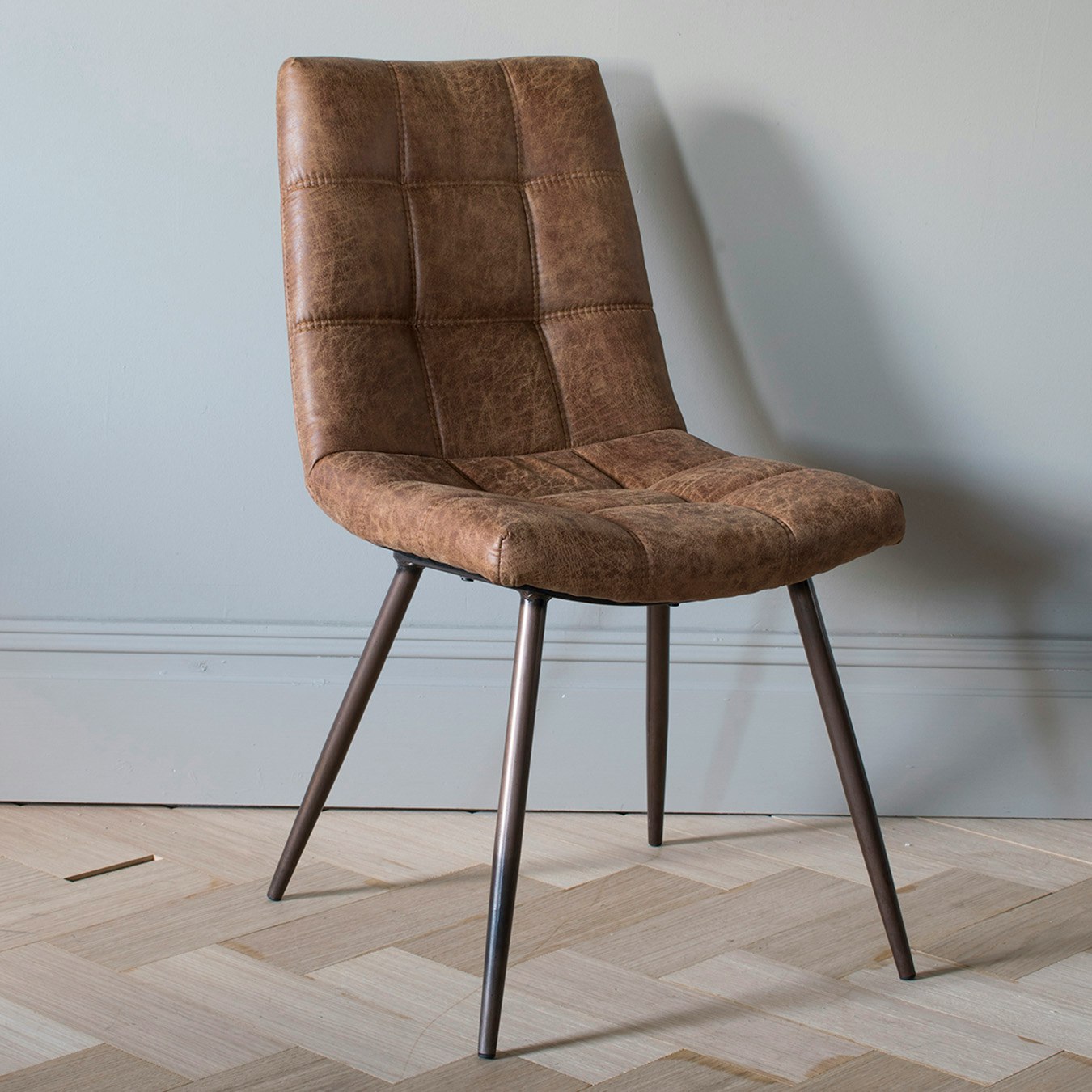 Chairs - Brown - Set of 2 by E.S. Designs