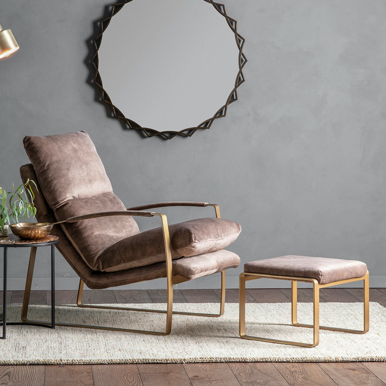 Footstool - Mineral by E.S. Designs