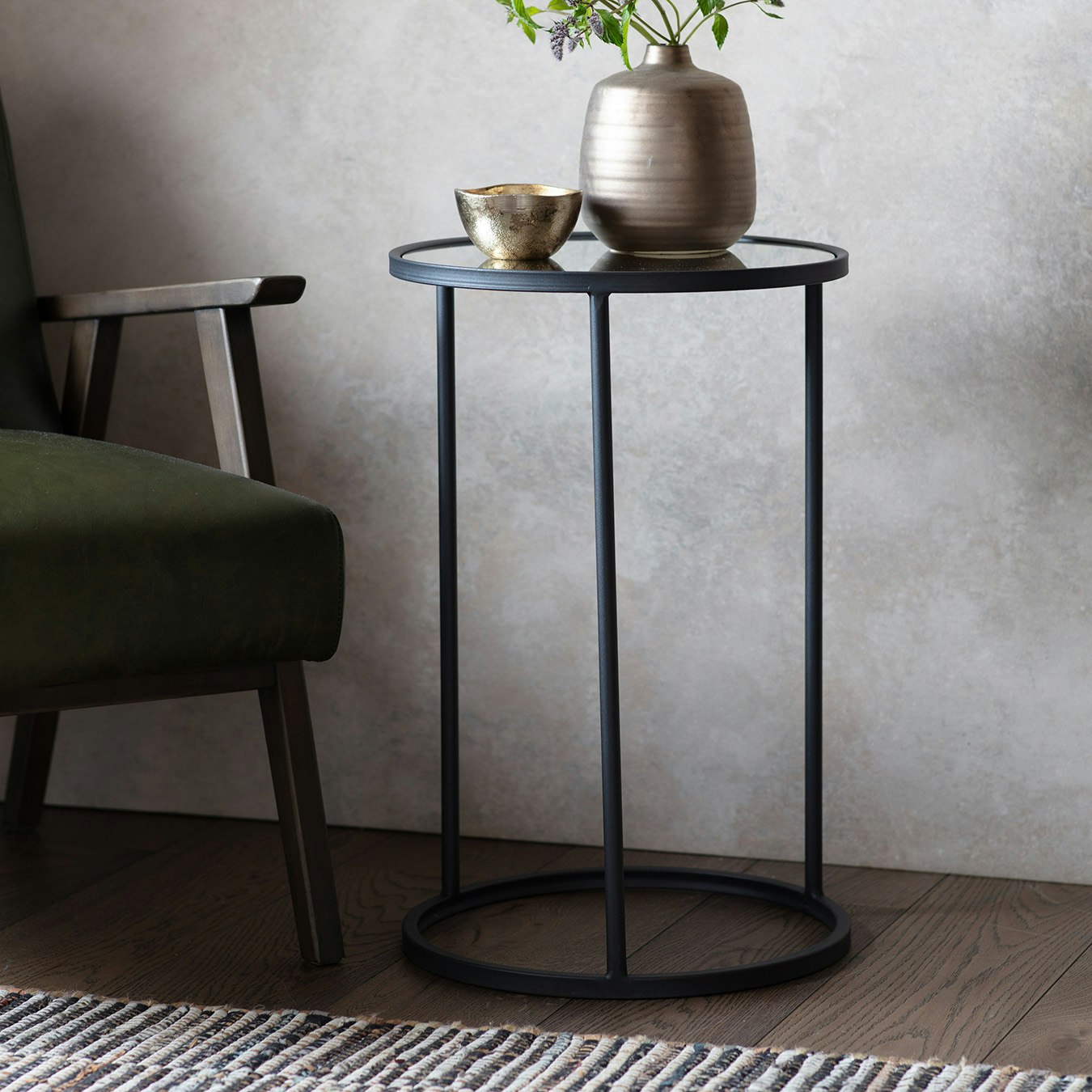 Occasional Side Table - Black by E.S. Designs
