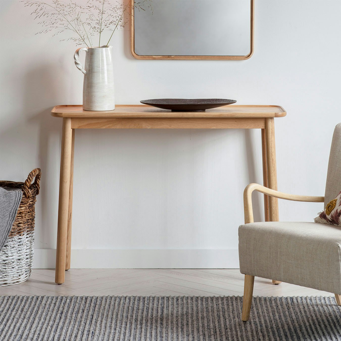 Console Table Oak by E.S. Designs