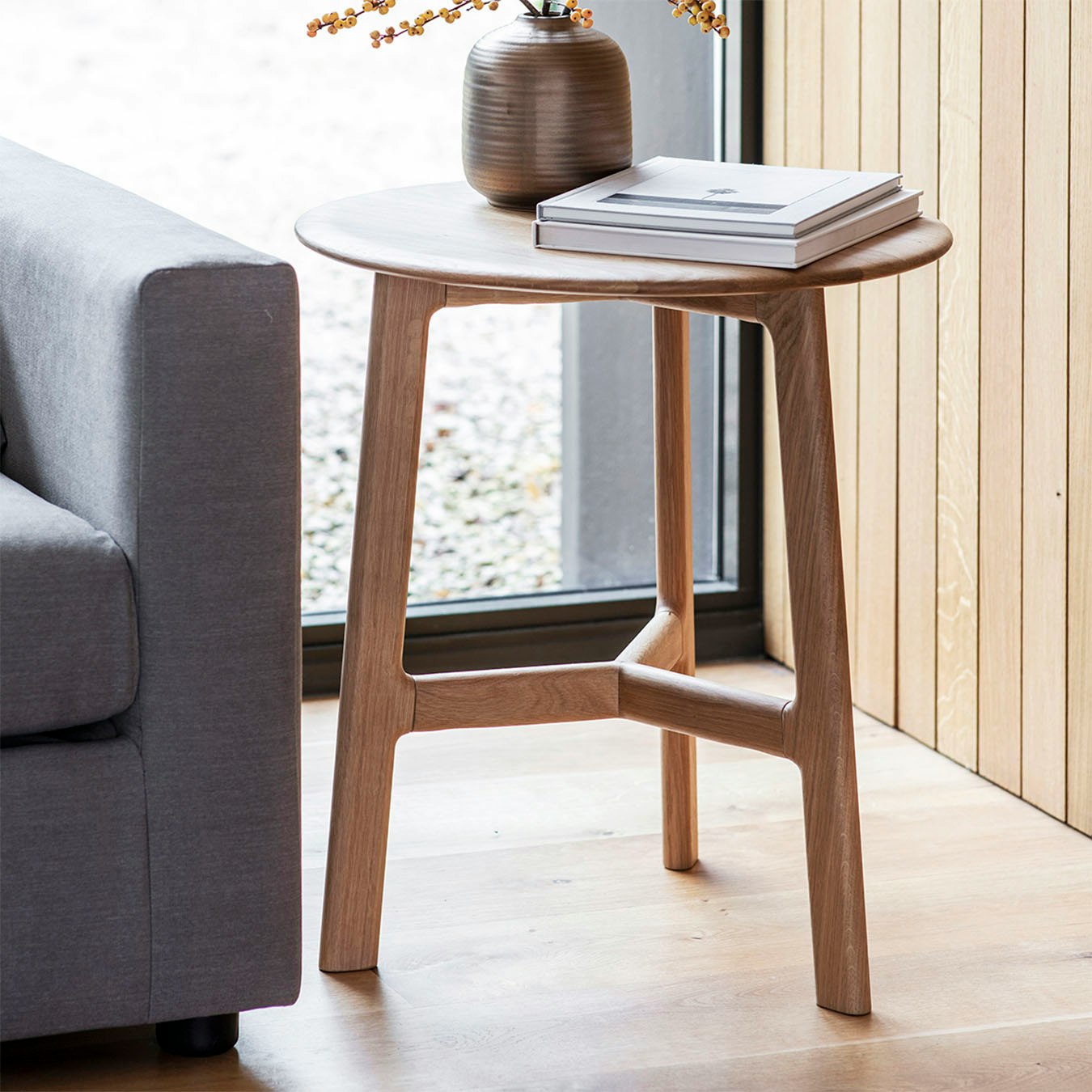 Round Side Table by E.S. Designs