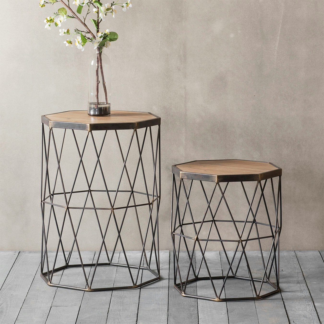 Side Tables - Set of 2 by E.S. Designs