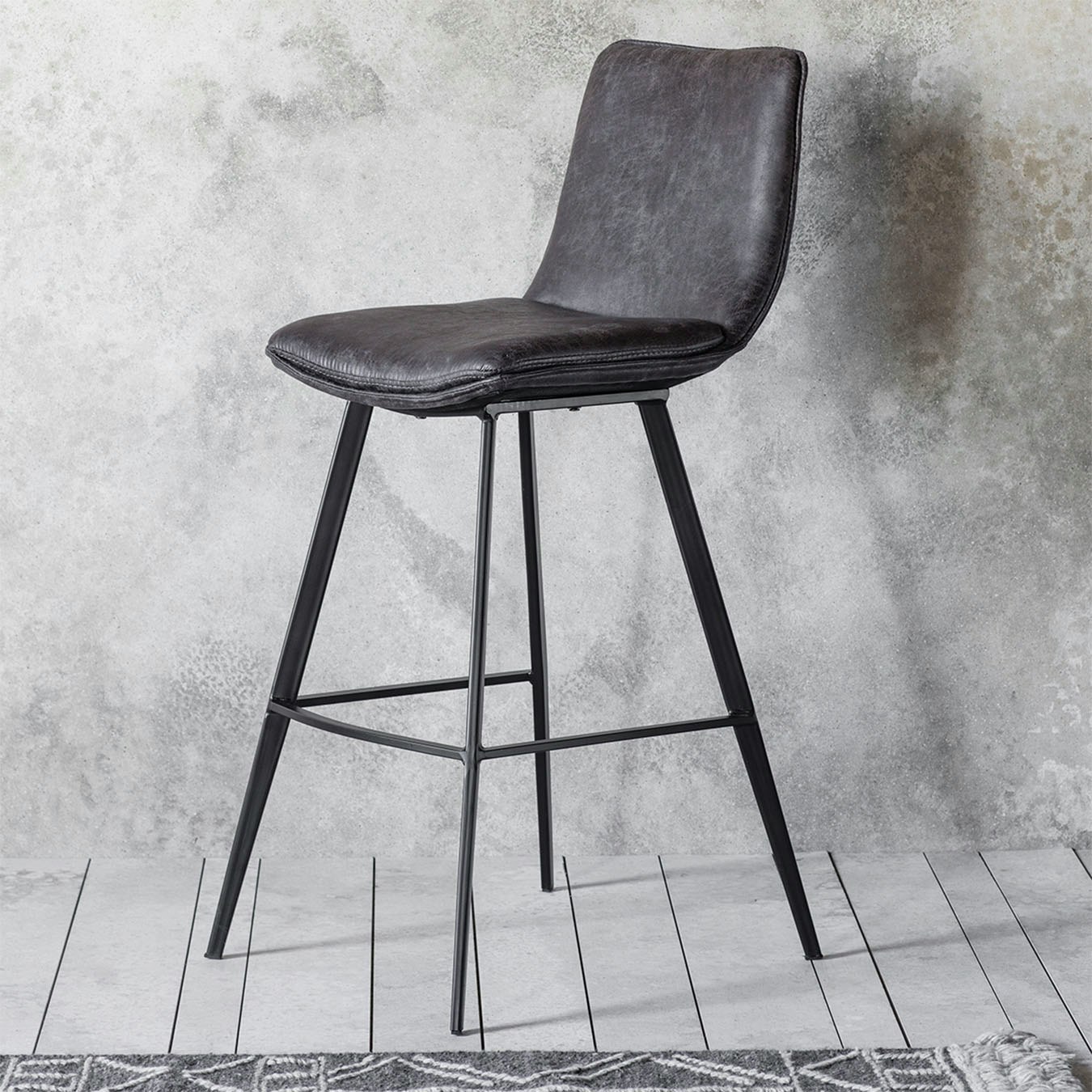 Palmer Stools - Grey - Set of 2 by E.S. Designs