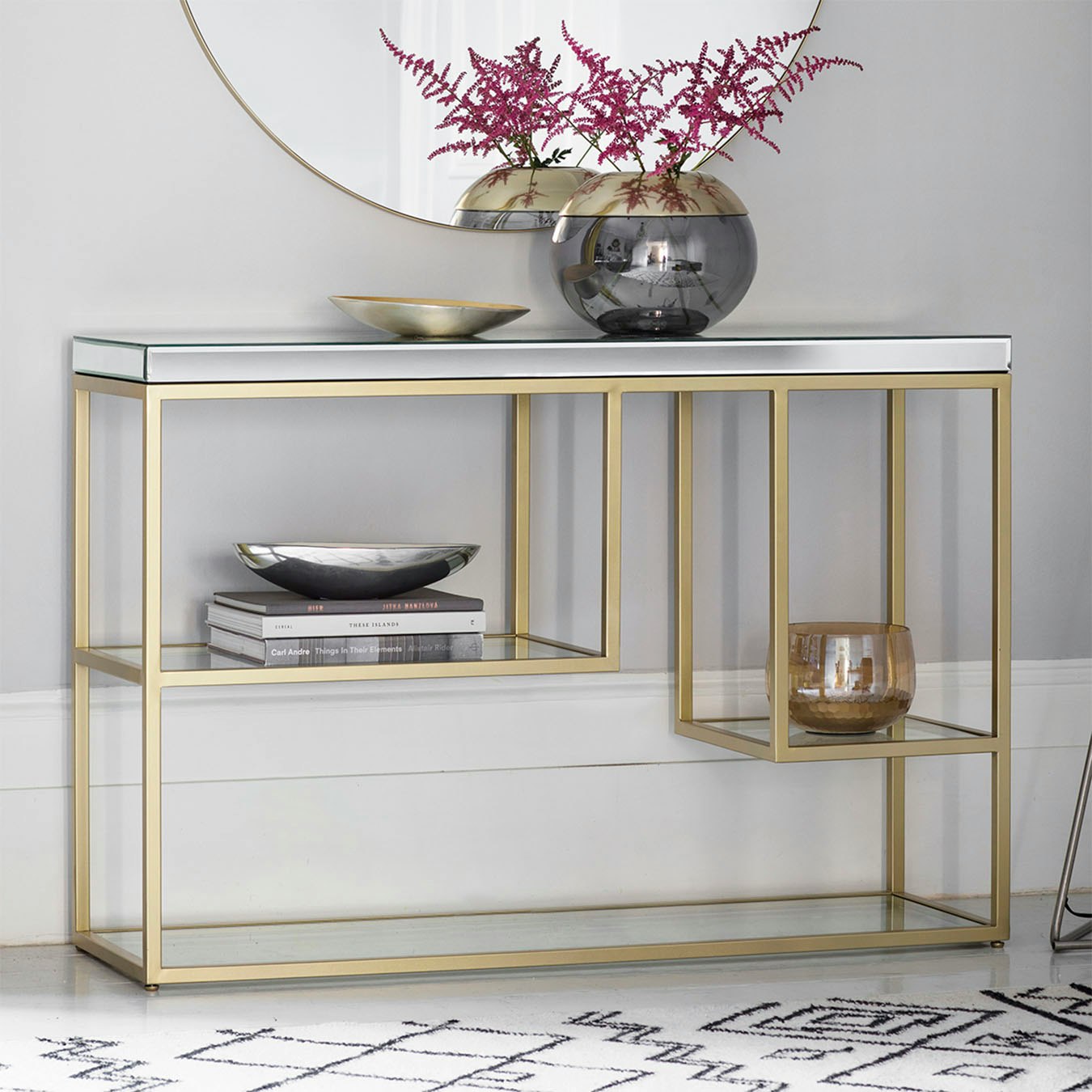 Stylish Console Table - Champagne by E.S. Designs
