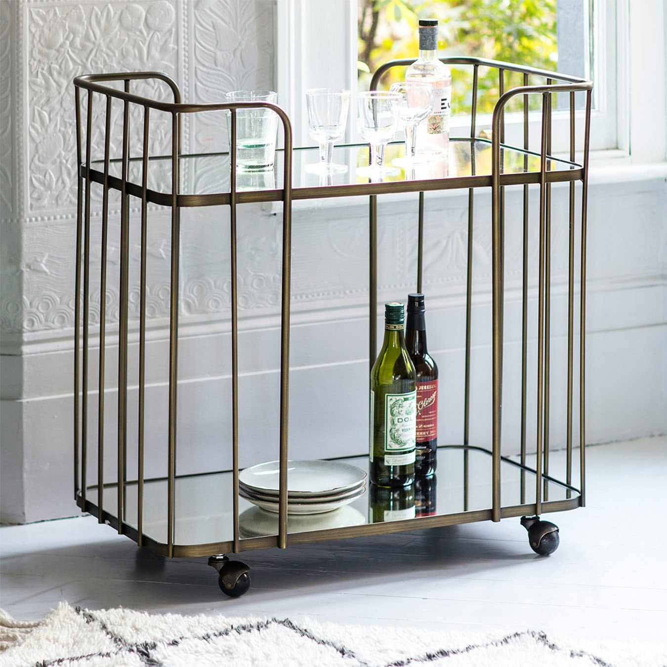 Drinks Trolley - Bronze by E.S. Designs