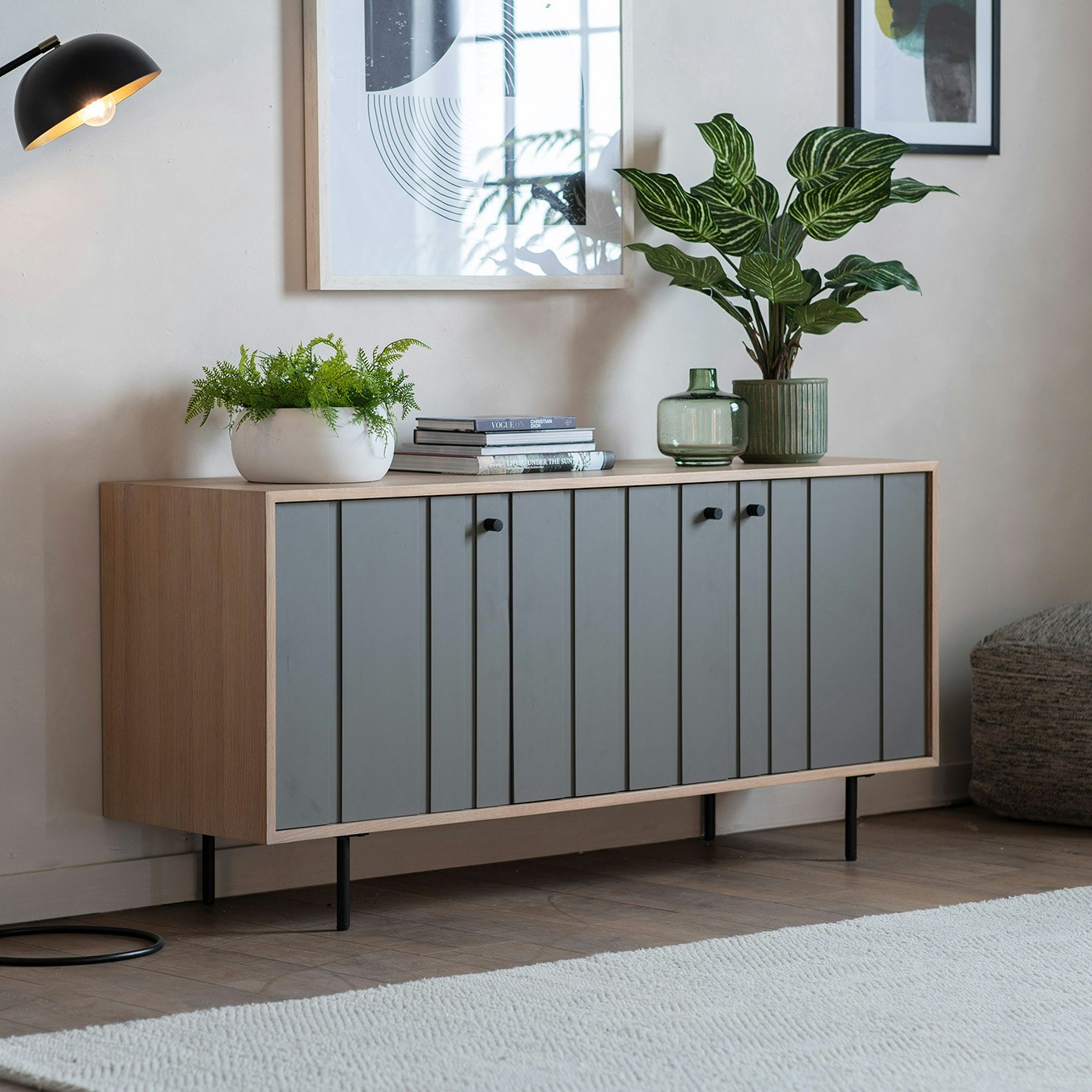 Japandi 3-Door Sideboard by E.S. Designs