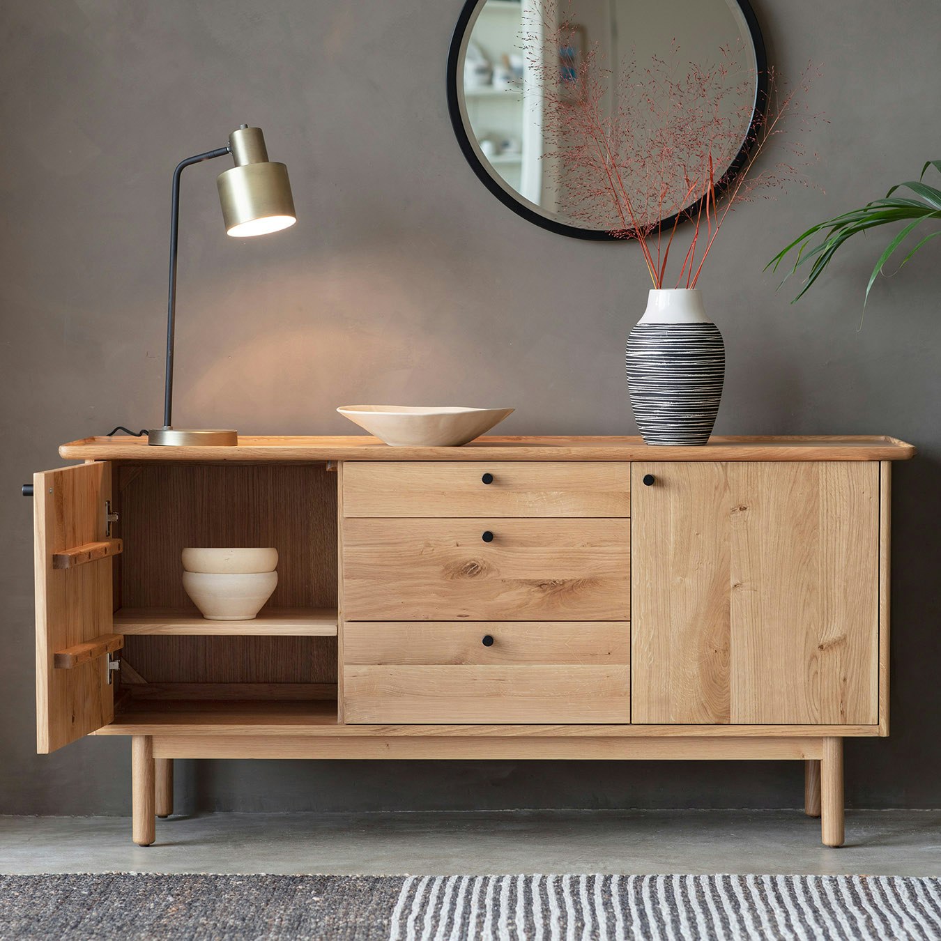 Sideboard Solid Oak by E.S. Designs