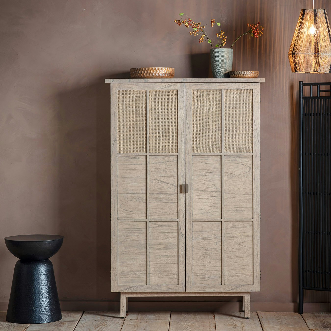 2-Door Japandi Cupboard by E.S. Designs