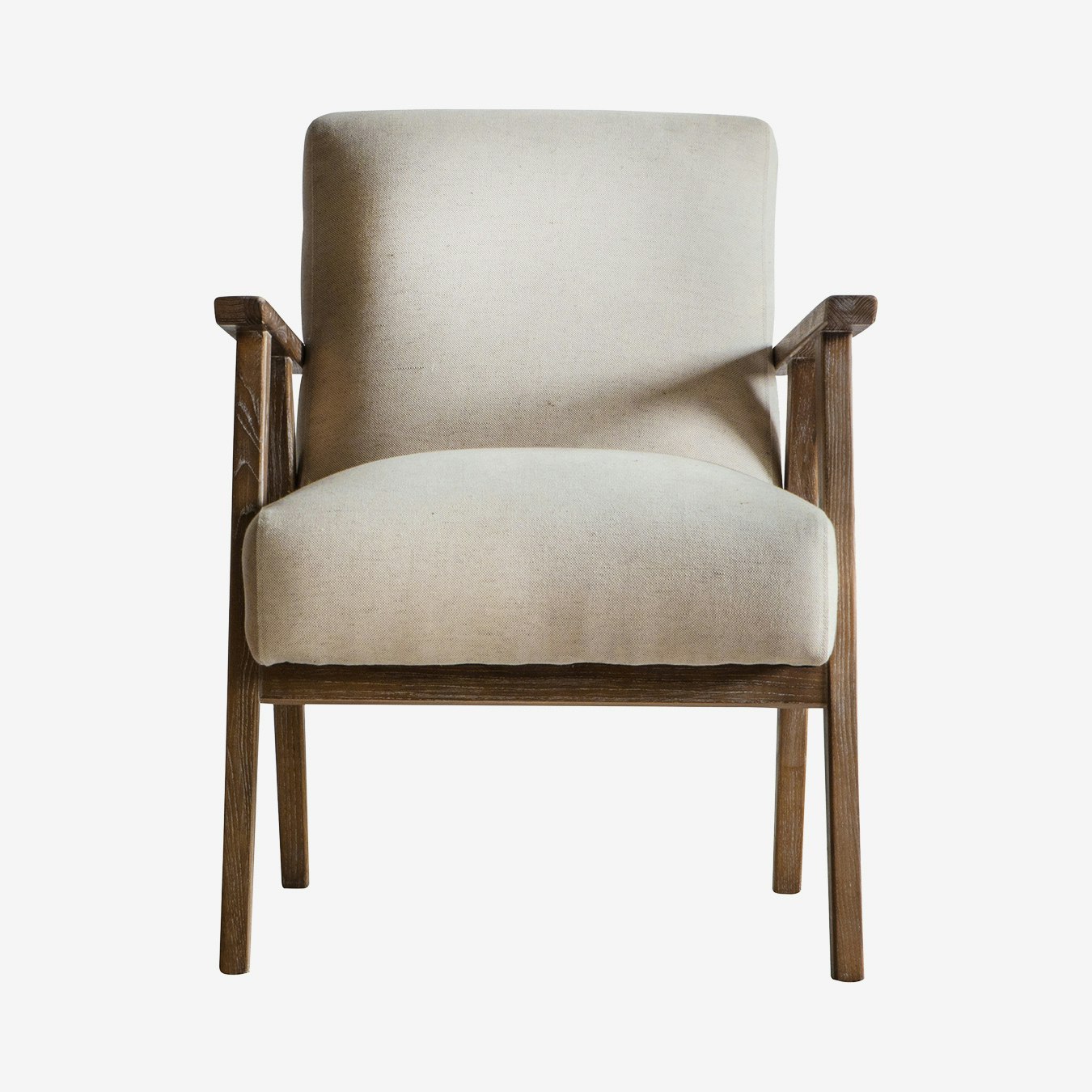 Linen Armchair - Natural by E.S. Designs