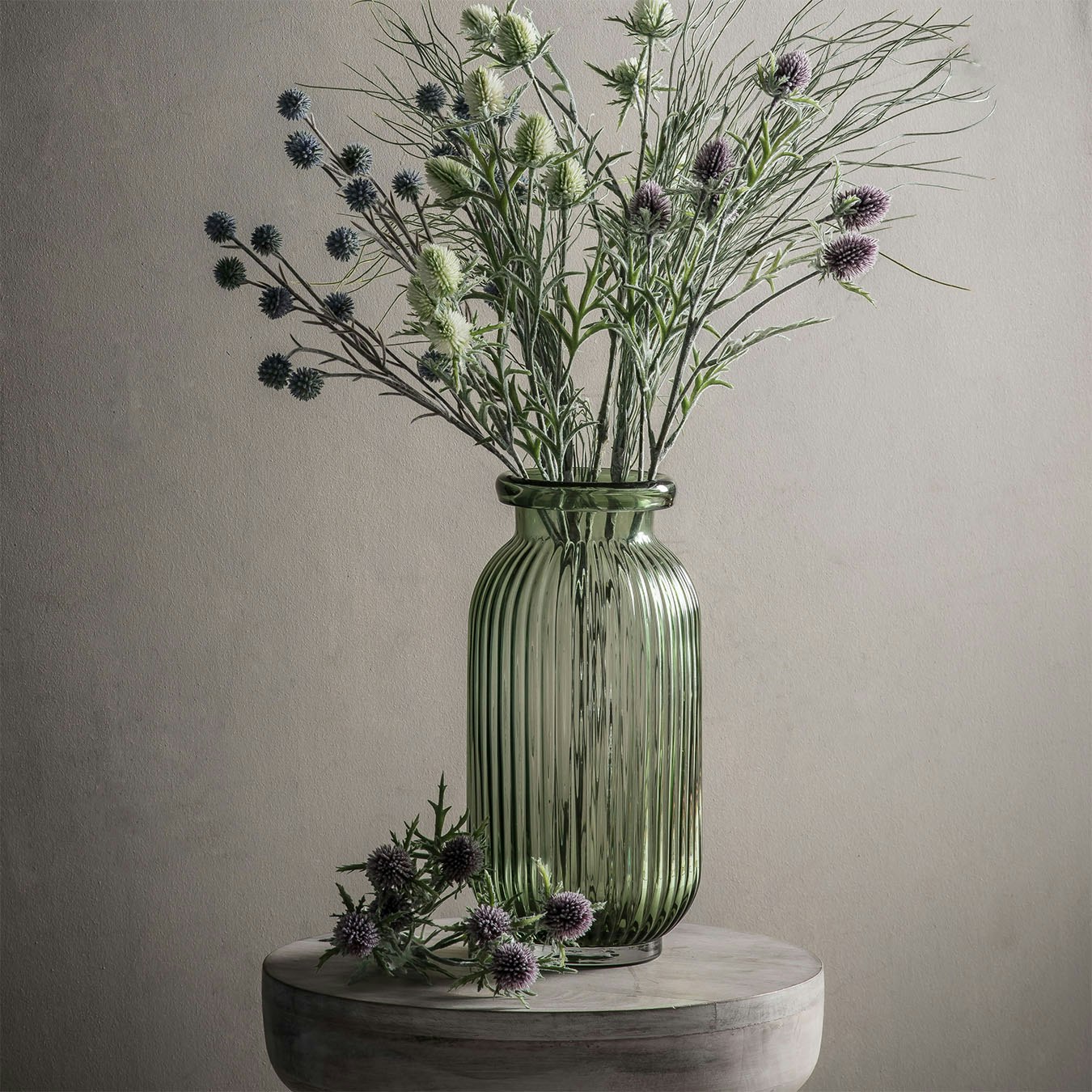 Glass Vase - Green by E.S. Designs