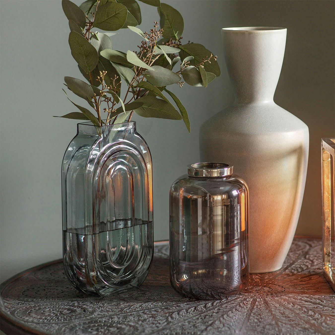Statement Vase 2 - Grey by E.S. Designs