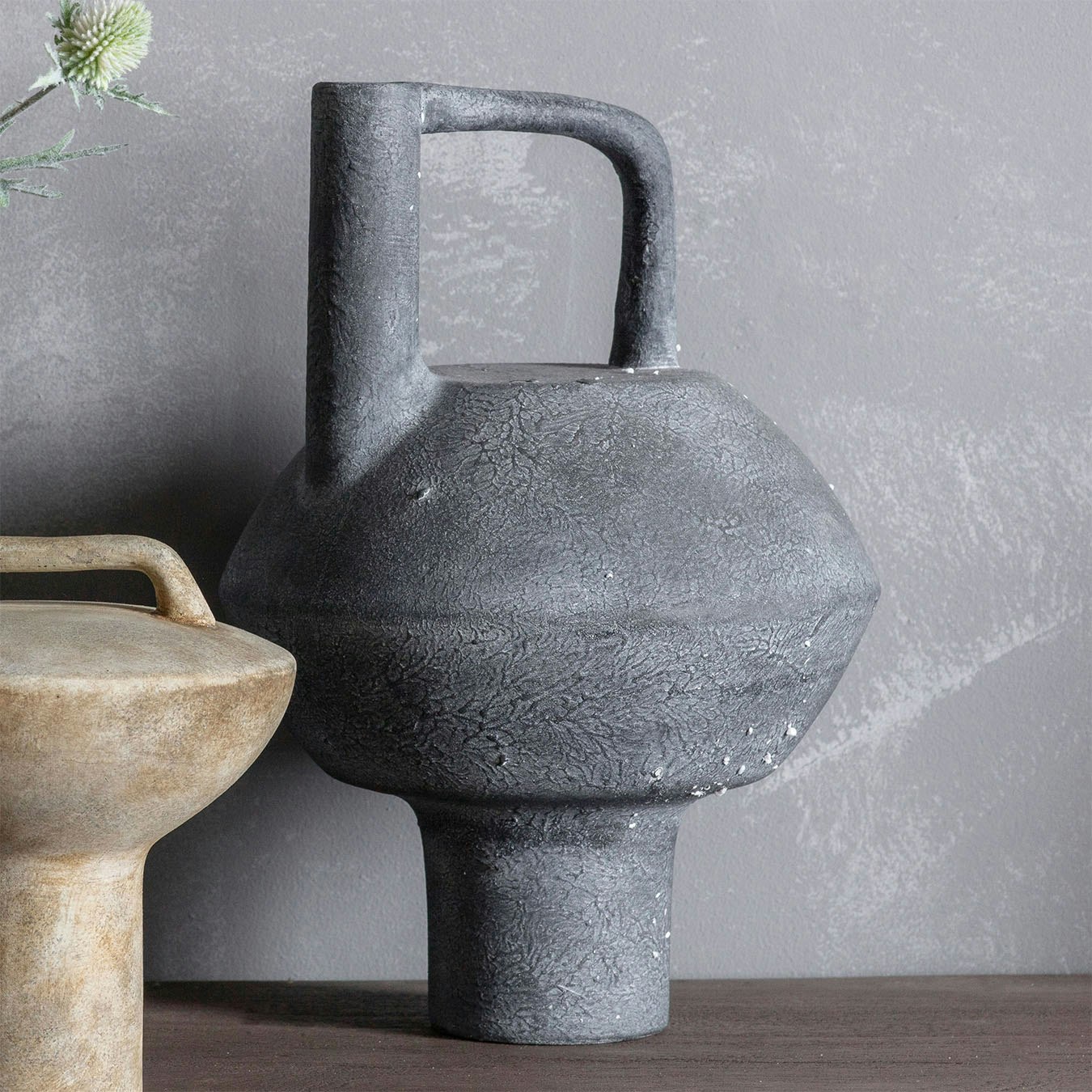 Vase - Grey Fossil by E.S. Designs
