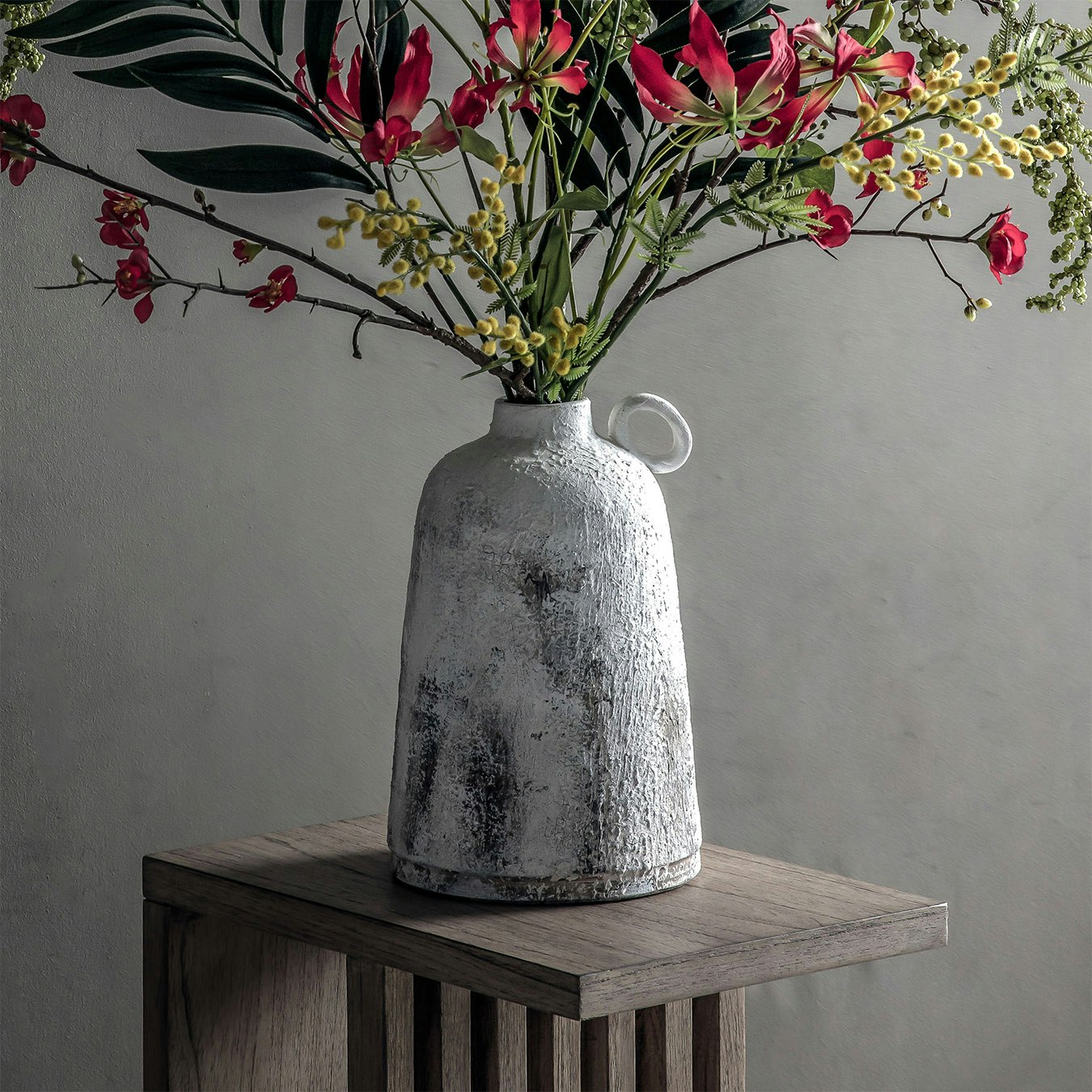 Bottle Vase - Whitestone by E.S. Designs