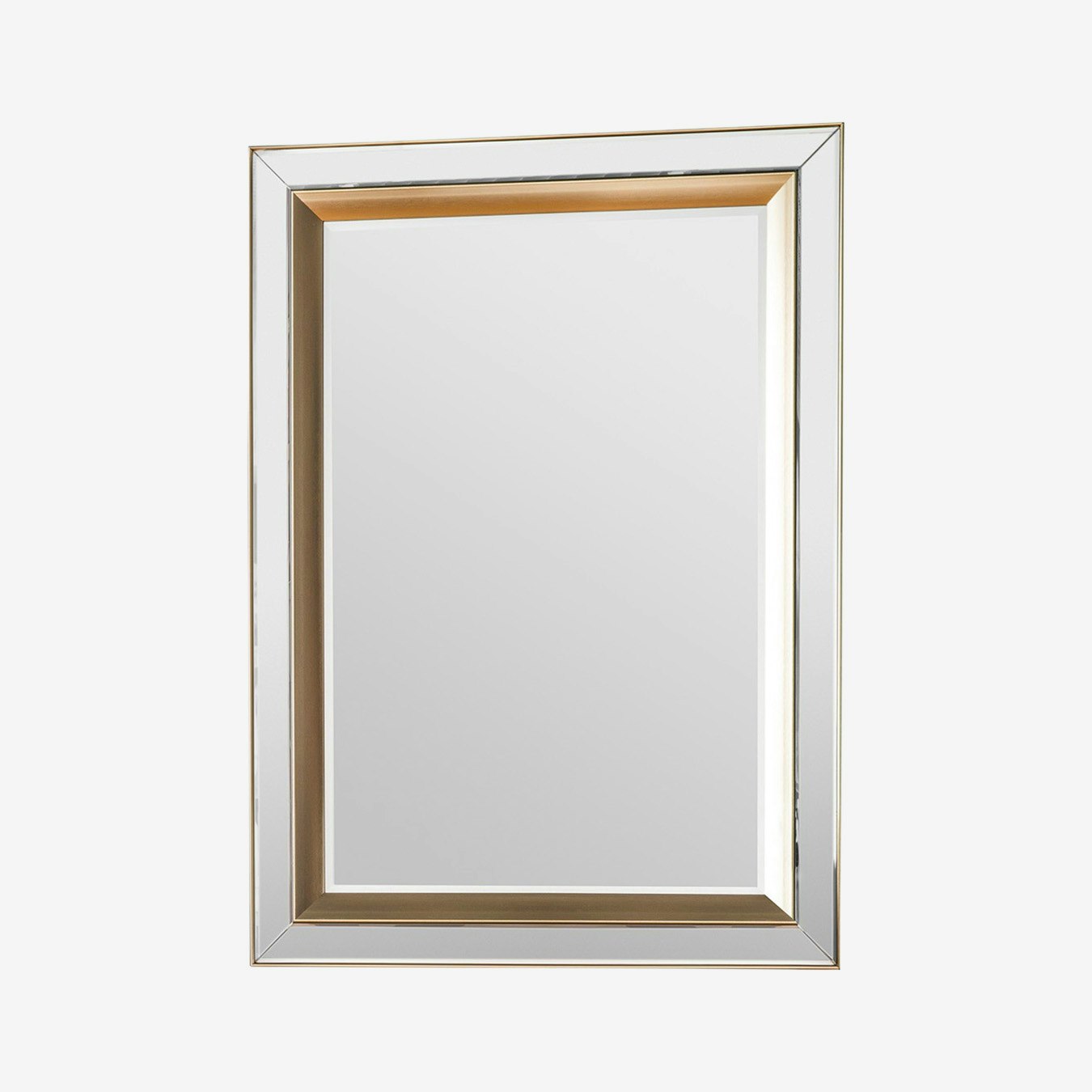 Rectangle Mirror 1 - Gold by E.S. Designs