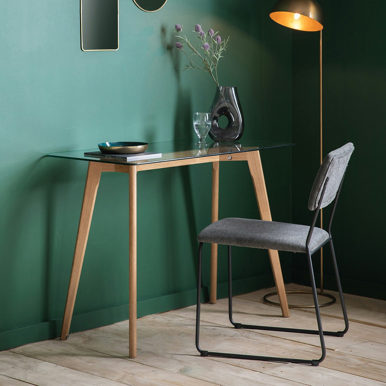 Desk - Oak by E.S. Designs