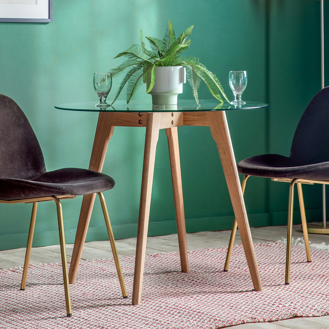 Round Dining Table 2 - Oak by E.S. Designs
