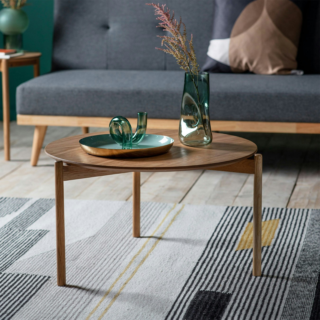 Stylish Coffee Table - Oak by E.S. Designs