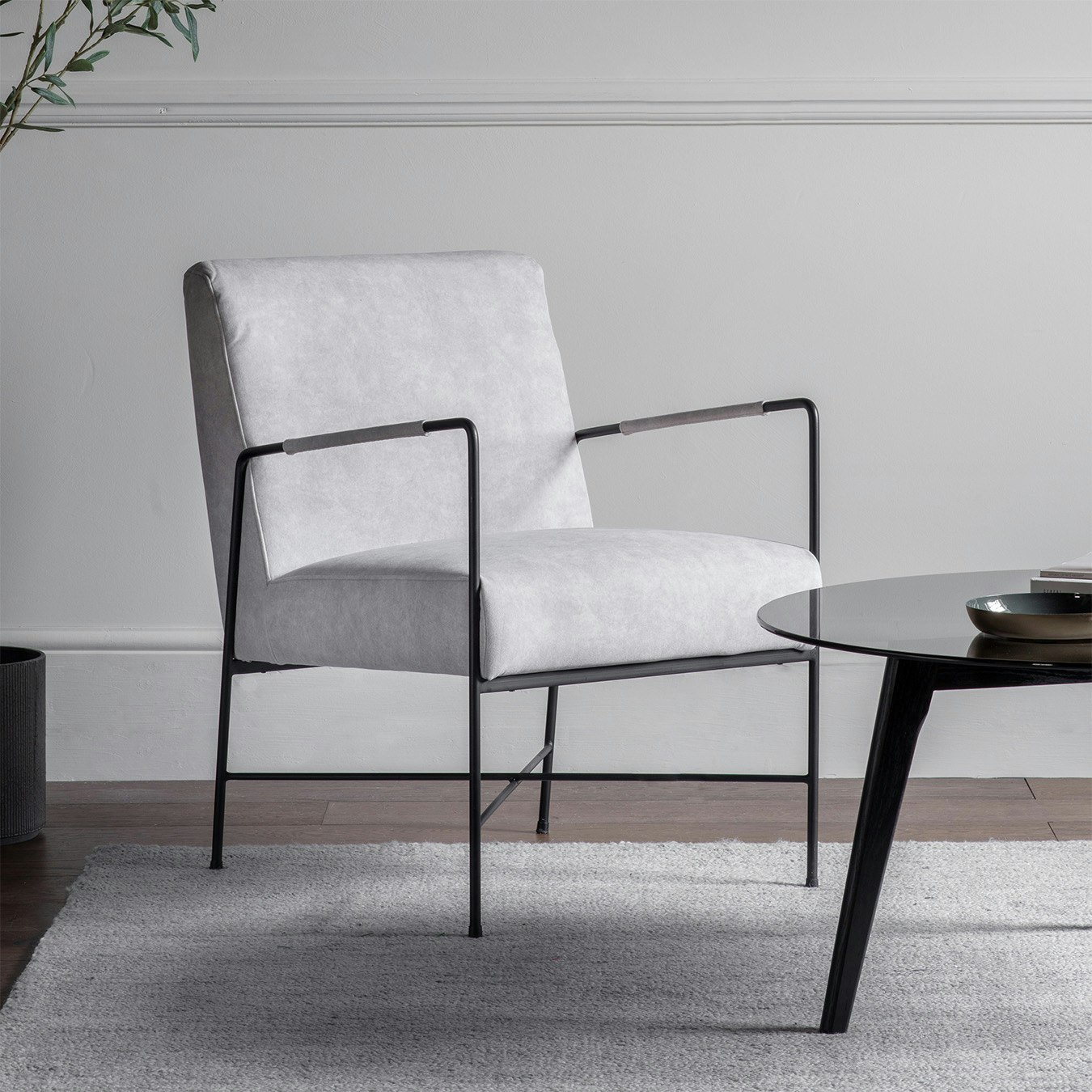 Armchair - White by E.S. Designs