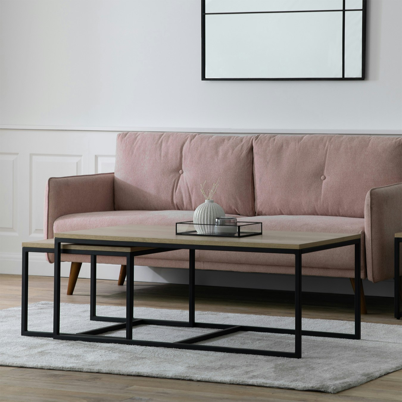 Coffee Nesting Tables - Set of 2 by E.S. Designs