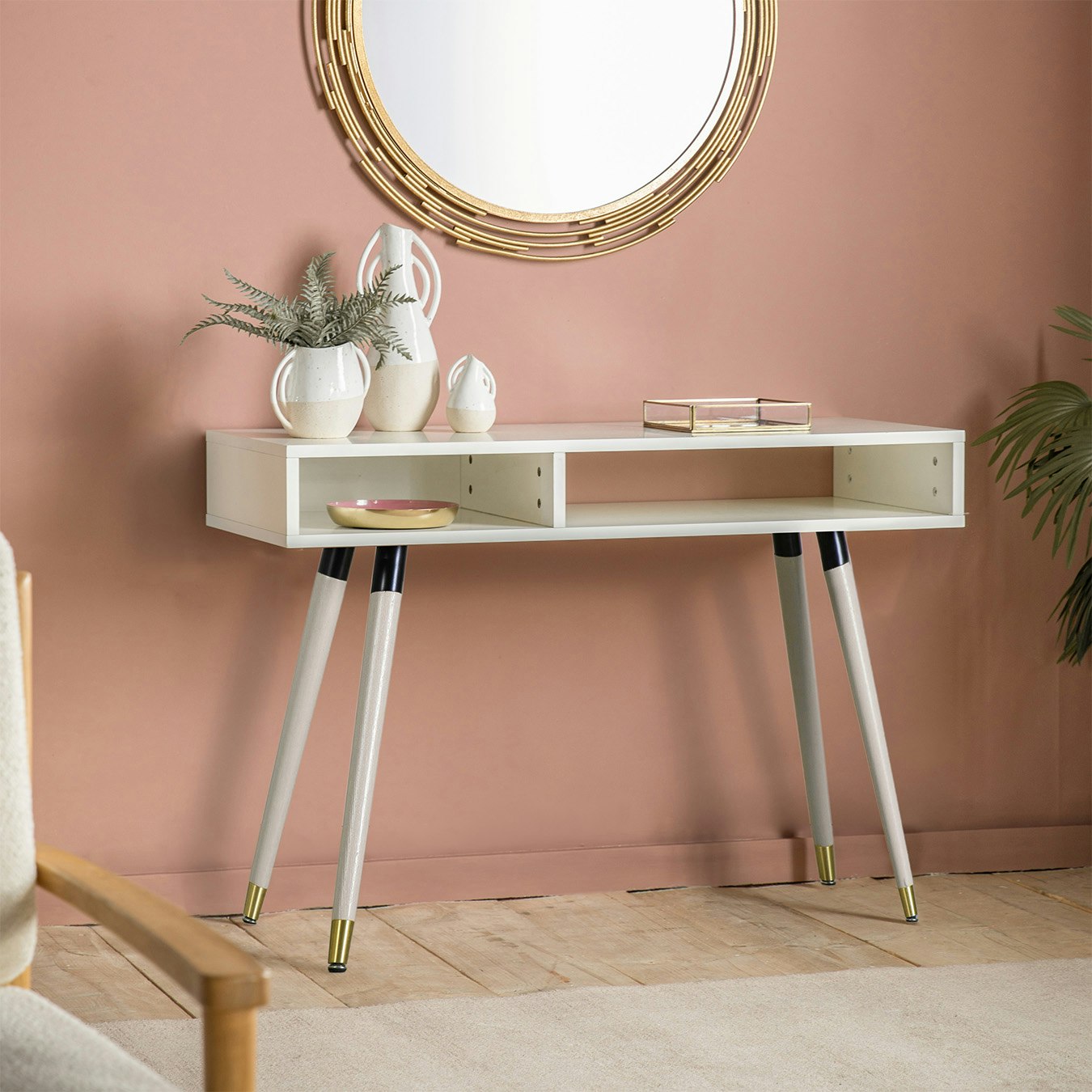 Console Table - White by E.S. Designs
